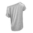 thumbnail image 4 of Summer Tops for Women Tops Loose Fit Womens Bulk Womens Long Sleeve Compression Shirts Shirts Large Women Shirt T Multiple Pack Thin T Raglan Top Layering Shirt Long Sleeve Grey XL, 4 of 9