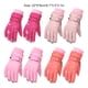 thumbnail image 4 of Qarigey 1 par de guantes para esquiar en la nieve para niños, guantes a prueba de viento, mitones de calentamiento ajustables, equipo deportivo para guantes y mitones Rojo Qarigey AP013201-01, 4 of 6