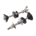 thumbnail image 1 of 2 piezas de pernos de tanque de inodoro, tornillo de tornillo Tank to Bowl Bolts Repair Kit Room Tareros de goma domésticos Parte de agua con nueces, 1 of 8