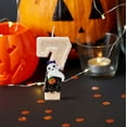 thumbnail image 2 of Halloween Number Candles Birthday Candles Glitter Cute Ghost Candles Cake Topper Cake Candles for Party Decoration Halloween Party Supplies, 2 of 5