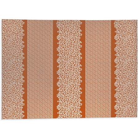 

Leopard Key Terracotta & White Kitchen Mat by Kavka Designs