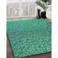 thumbnail image 3 of Ahgly Company Machine Washable Indoor Rectangle Transitional Turquoise Green Area Rugs, 2' x 5', 3 of 7