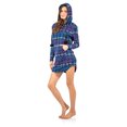 thumbnail image 2 of Ashford & Brooks Women's Sweater Fleece Zip Up Hooded Sleep Lounge Shirt, 2 of 5