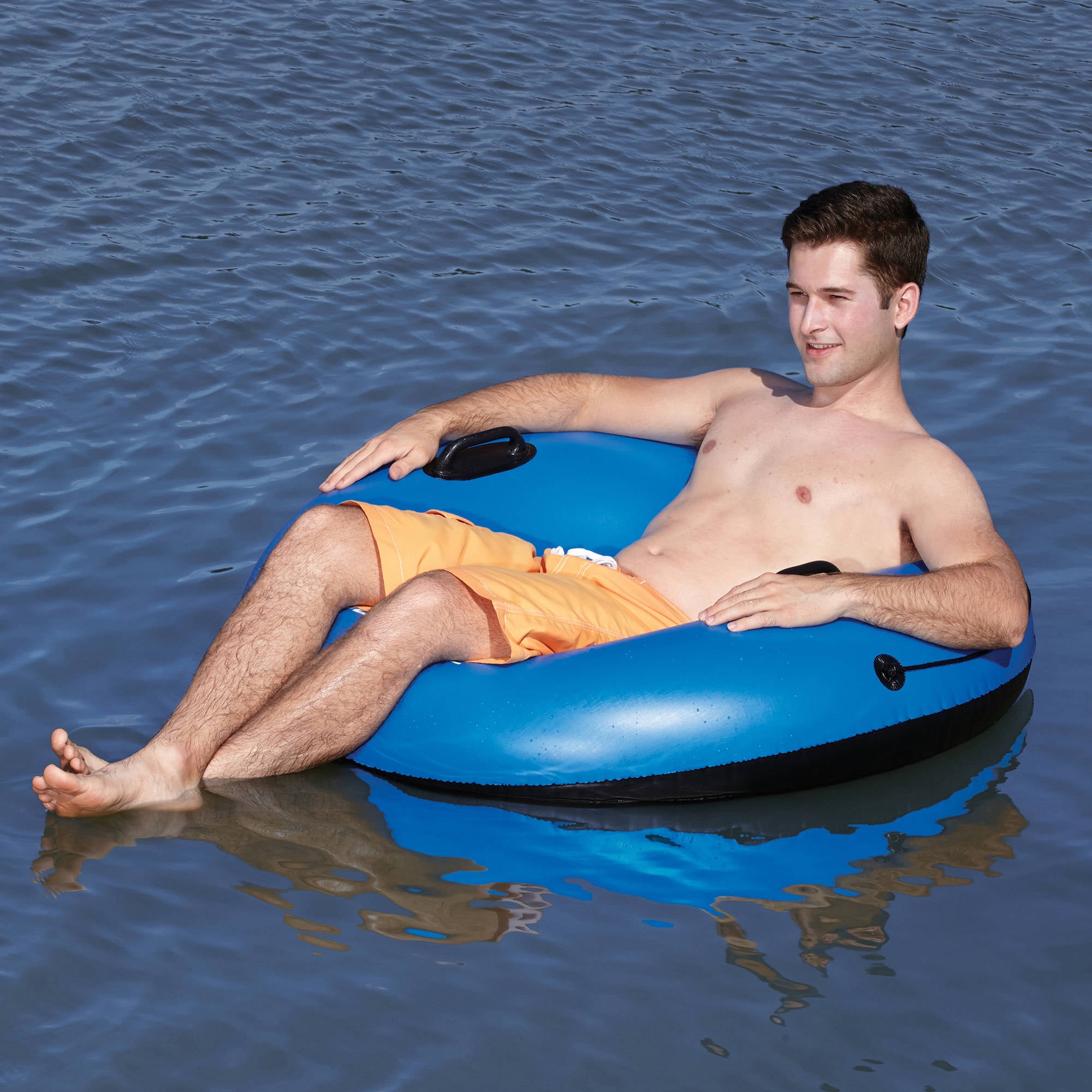 New Ozarka Trail Inflatable Texas Tubing Cooler Float Fits 24-48 Quart Coolers 