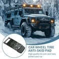 thumbnail image 4 of Car Tire Traction Mats Set of 2, Anti-Slip Ladder Track for Snow Ice Mud Sand, Lightweight Portable Recovery Boards for SUVs Trucks Cars, 4 of 5