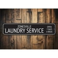 thumbnail image 1 of Laundry Service Novelty Sign, Metal Wall Decor - 4x18 inches, 1 of 4