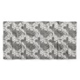 thumbnail image 5 of Bimba Gray Fish & Giraffe Animal Skin Printed Pure Silk Scarf For Hair Neck Head Bandanas For Women 40 x 80 Inches, 5 of 6