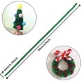 thumbnail image 2 of 600pcs Craft Pipe Cleaners, Red Chenille Stems Dark Green Pipe Cleaners for DIY Art Craft Decorations (6 mm x 12 inch), 2 of 5