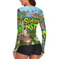 thumbnail image 3 of My Singing Monsters Women's Sunscreen Shirt Long Sleeve Workout Tops Crewneck Soft Comfy Tees Casual T-Shirt L, 3 of 7