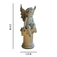 thumbnail image 2 of Estatuas de Decoración Sharpla 2 uds Pilar Romano Accesorios Figuras de hadas del césped, 2 of 2