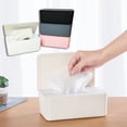 thumbnail image 4 of Household Dustproof Wet Wipe Storage Box Paper Tissue Storage Organizer Case Pink PP, 4 of 8