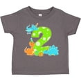 thumbnail image 3 of Inktastic Dinosaur Party-second Birthday Boys or Girls Toddler T-Shirt, 3 of 5