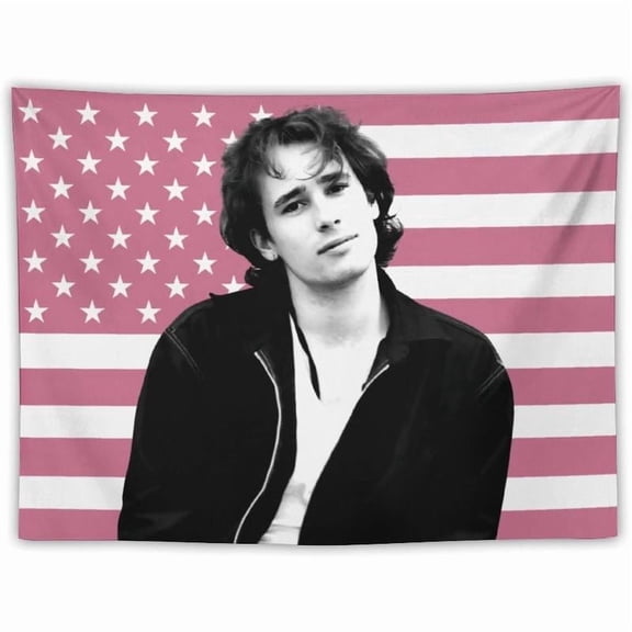 Jeff Buckley RnB Artist Wall Hanging Tapestry for Relaxed Bedroom Vibe or Lounge Background