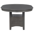thumbnail image 4 of Lavon Oval 60-inch Extension Leaf Dining Table Medium Grey, 4 of 8