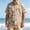 Beige, variant on Hawaiian Shirt for Men Summer Funny Floral Printed Short Sleeve Loose Fit Button Down Beach Tops Outdoor Fashion Cozy Lightweight Casual Shirts