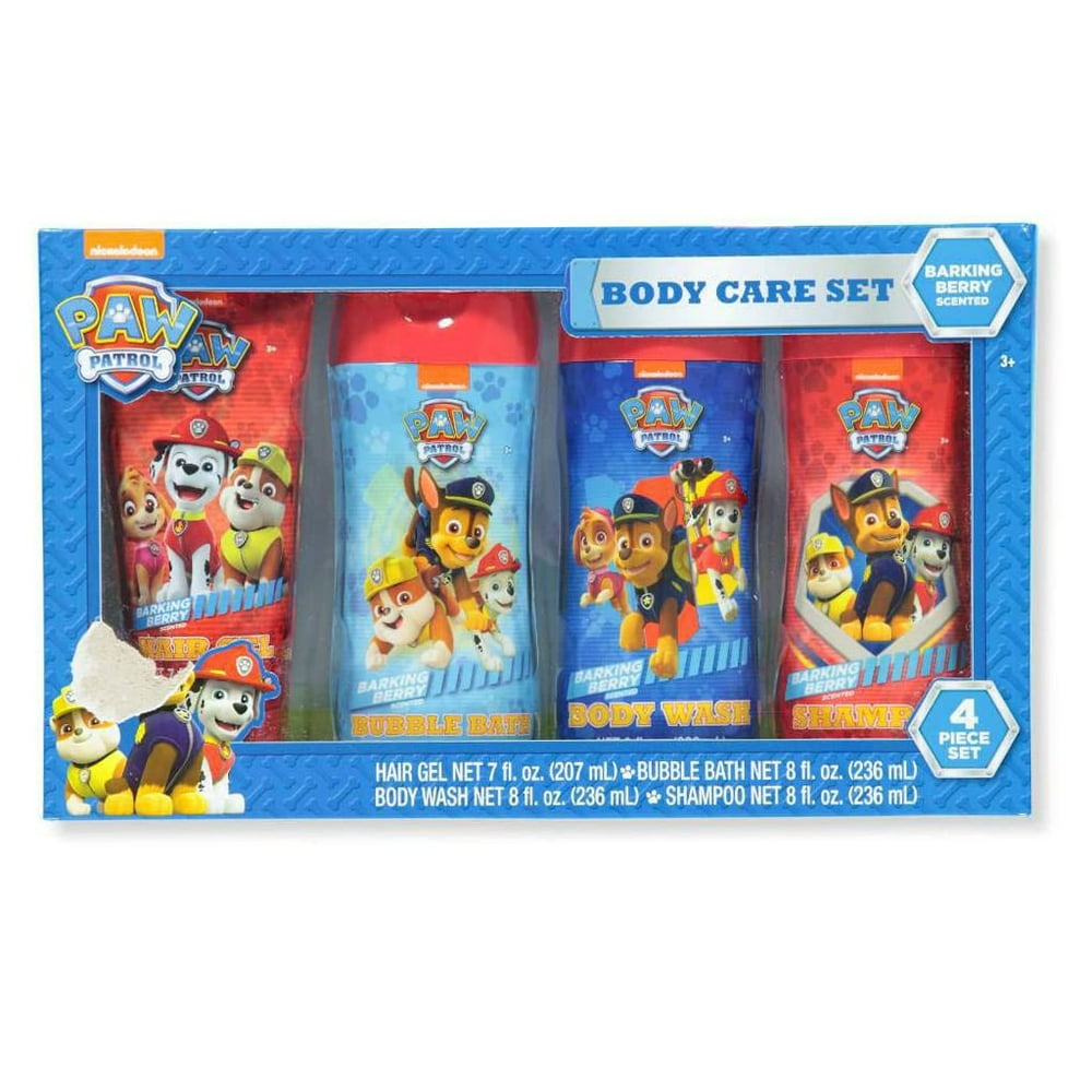 paw patrol bath activity set