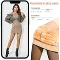 thumbnail image 2 of Fleece Lined Tights Women Sheer Fake Translucent Winter Thermal Pantyhose Opaque Warm Thick High Waist Leggings(XS-2XL), 2 of 6