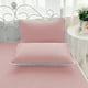 thumbnail image 4 of Fiudx Liquidación de ofertas flash Cubrecolchón de emulsión natural Capa de espuma de emulsión Comodidad transpirable Soporte receptivo Juego de sábanas de tres piezas más dos fundas de almohada, 4 of 7