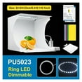 thumbnail image 2 of 2LED Lightbox Light Box Mini Photo Studio Box 1100LM Photography Box Light Studio Shooting Tent Box Kit &6 Color Backdrops ,Easy to Use, 2 of 5