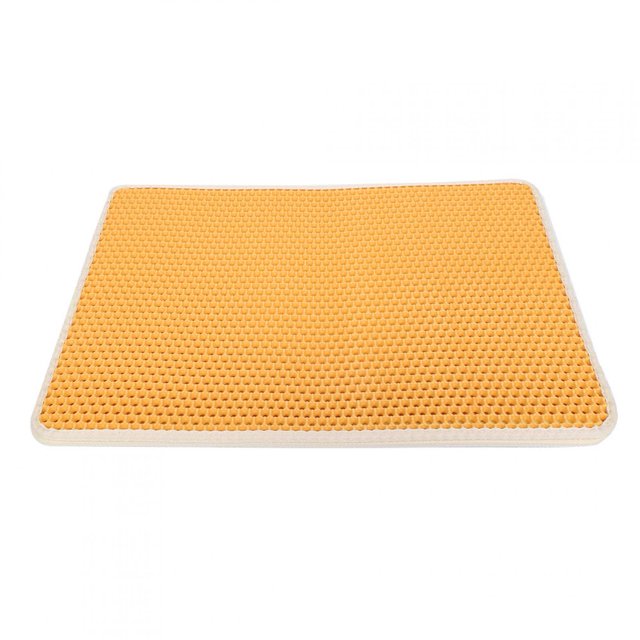 Cat Litter Box Mat,EVA Double Layer Pet Cat Litter Mat Double Layer Cat Litter Box Pad Professional Grade