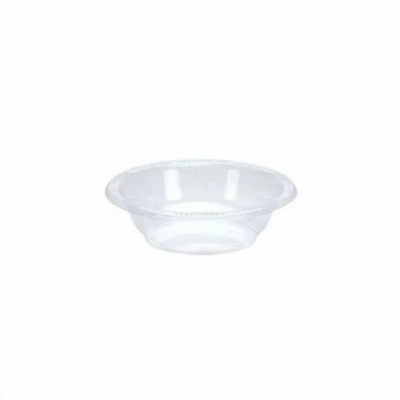 EcoQuality 5 oz Clear Plastic Bowl - Disposable Plastic Soup Bowls, Heavy Duty Plastic Salad Bowls, Dessert Bowl for Baby Showers, Weddings, Birthday Party (250)