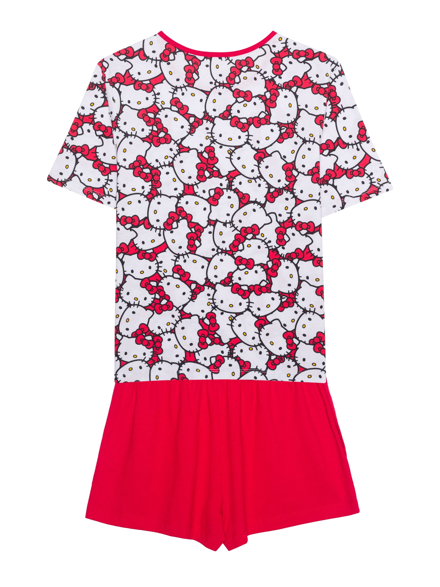 Hello Kitty Women's Graphic Tee and Short Set, 2-Piece, Sizes XS-3X
