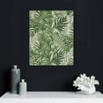 thumbnail image 4 of COMIO  Framed Green Wall Art(No Plexiglass), Palm Leaves Canvas Wall Art,Botanical Wood Bohemia Sage Wall Decor Prints Artworks for Living Room Bedroom, Plant Neutral Wall Decor, 4 of 4