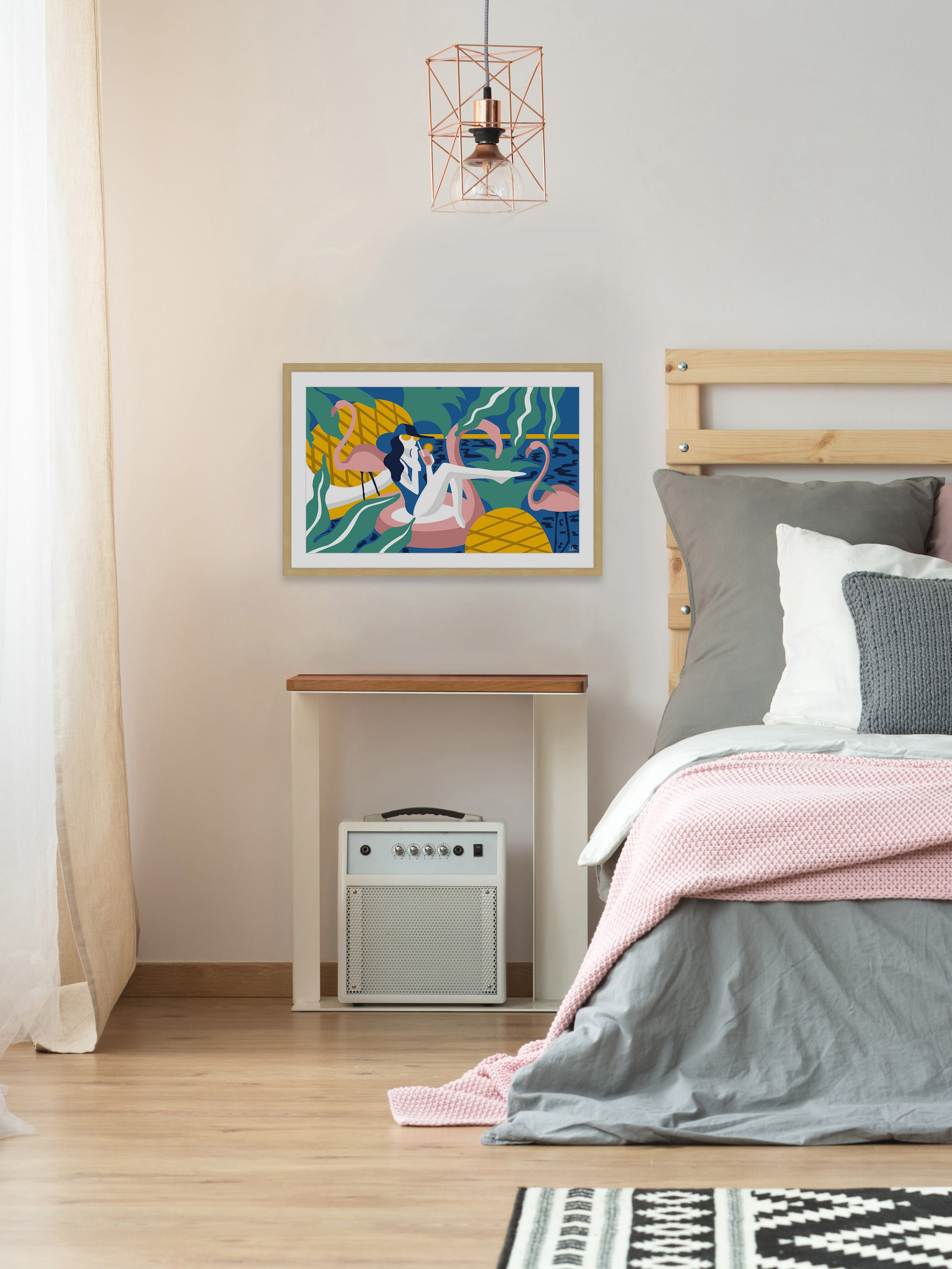 Come the Summer Time Framed Painting Print