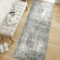 thumbnail image 2 of BERTHMEER 2'x6' Washable Runner Rugs for Hallway Kitchen Entryway Non-slip, Gray, 2 of 5