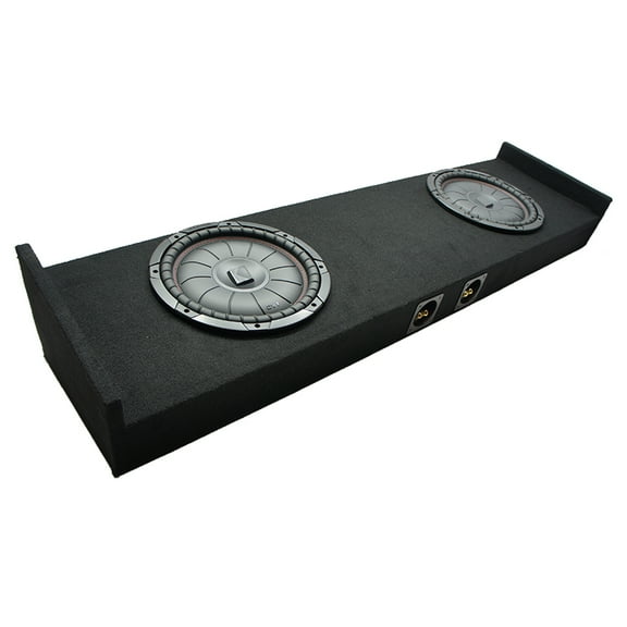 2015 - 2025 Ford F150 Super Crew Kicker CompVT CVT12 Dual 12" Custom Sub Box 2 Ohm