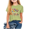 thumbnail image 2 of hengsof T-Shirt à Manches Courtes pour Enfants 100e Jour d'École, Col Rond, Imprimé Graphique Mignon, Chandail Décontracté Confortable, Chemise Basique Élégante, 2 of 7