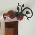 thumbnail image 3 of Dayesque Black Decorative Curtain Rod End Caps, Finials for Curtain Rod Decor, Curtain Rail Ends, Plugs, and Stylish, 3 of 8