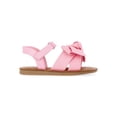 thumbnail image 2 of Wonder Nation Toddler Girls Bow Sandals, 2 of 5