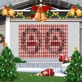 thumbnail image 1 of Puntoco Banner para puerta de garaje de Navidad, copos de nieve de colores, decoraciones navideñas para puerta de garaje, decoraciones navideñas de fondo, fiesta de invierno de Año Nuevo, 1 of 6