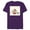 Purple, variant on Star Wars Grogu Santa Costume with Holiday Christmas Cookies - Short Sleeve Blended T-Shirt for Adults - Customized-Purple