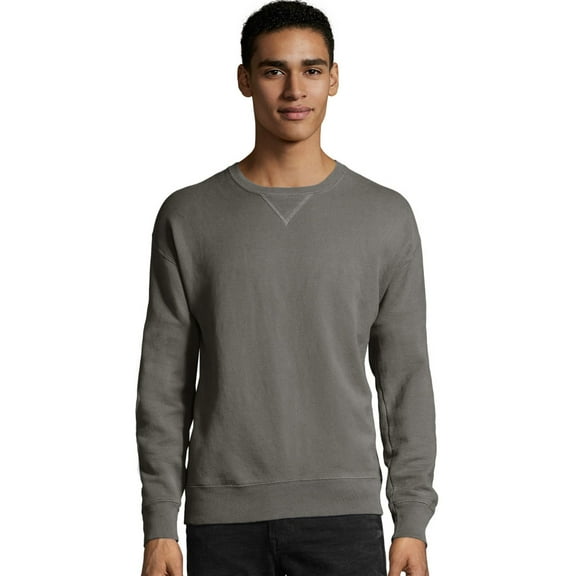 Hanes Comfortwash Garment Dyed Fleece Sweatshirt GDH400 Unisex Orange 2XL