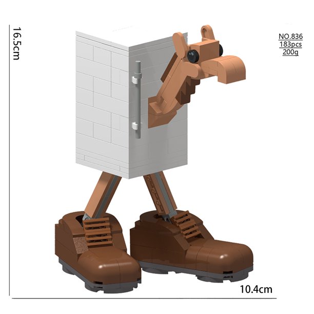 Tralalero Novelty Brick Set personalizable - Juguetes creativos de bloque de construcción para niños, adolescentes y fans adultos, regalo divertido de cumpleaños o vacaciones
