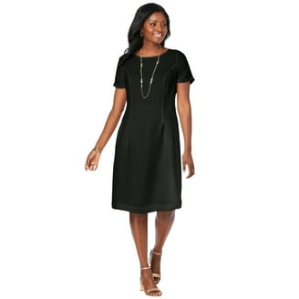 green emerald velvet dress Jessica London Women's Plus Size Lace Fit & Flare Dress main image 1
