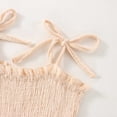 thumbnail image 4 of REDARER Muslin Smocked Tie Strap Sleeveless Summer Tulle Romper & Headband Set ( Baby Girls) 2-Piece,12-18 Months, 4 of 7