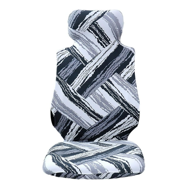 Elastic Game Chair Cover Printed Ergonomic Washable Soft Armchair Seat Protector E