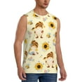 thumbnail image 2 of Disketp Watercolor Bee Honey Sleeveless Tshirts For Men, Muscle Shirts For Men Dry Fit Tank Top-Xx-Large, 2 of 8