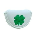 thumbnail image 2 of PU Golf Mallet Putter Head Cover Fundas de repuesto Wrap Sleeve Protection Guard Universal Headcover para recuerdo Most Putter Club , Blanco shamjiam Cubierta de putter de mazo de golf, 2 of 7