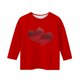 thumbnail image 5 of Blusas y camisas de manga larga con cuello redondo y estampado infantil, manga 3/4/cuello redondo tres cuartos, camisa y top para niños, top de poliéster para niños, 5 of 5