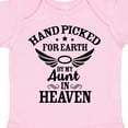 thumbnail image 4 of Inktastic Handpicked for Earth by My Aunt in Heaven with Angel Wings Boys or Girls Baby Bodysuit, 4 of 5