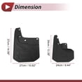 thumbnail image 3 of Unique Bargains 1 Set Mud Flaps Splash Guards for Chevrolet Colorado 2023-2024 Front and Rear Mud Guards W/Mount Accessories, 3 of 6