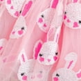 thumbnail image 7 of HAYIMI Kids Toddler Girl Easter Outfit Baby Girl Crewneck Shirt Tutu Skirts Set Cute Little Girl Spring Clothes Cute Child Cartoon Clothes Sets, 7 of 7