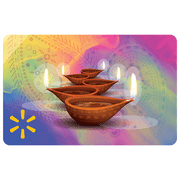 Colorful Diyas Diwali Walmart eGift Card
