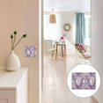 thumbnail image 7 of Yayeee Toggle Light Switch Wall Plate 2-Gang 4.56"x4.48" Decorative Outlet Cover, Pastel Purple Marble Pattern, 7 of 7