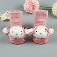 thumbnail image 2 of Baby Girls Boys Socks Warm Floor Socks Non-Slip Socks Toddler Cotton Socks Newborn Cartoon Anti-Slip Crew Socks Gift for Infants Boys & Girls, 0-12 Months, 2 of 5