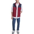 thumbnail image 4 of Chaleco Tommy Hilfiger de forro polar para hombre, color azul marino/rojo, talla M, 4 of 4
